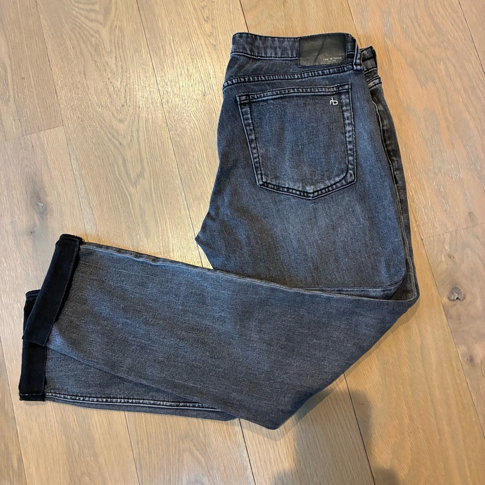Rag & Bone Black Dre Boyfriend Jean